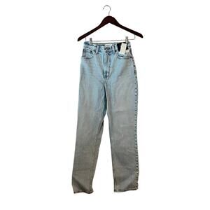 New Abercrombie and Fitch A&F 90’s Straight Ultra High Rise Jeans Curve Love 26